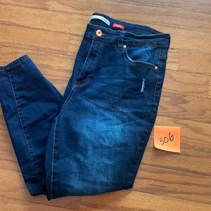 Size 16 celebrity pink distressed skinny Jean